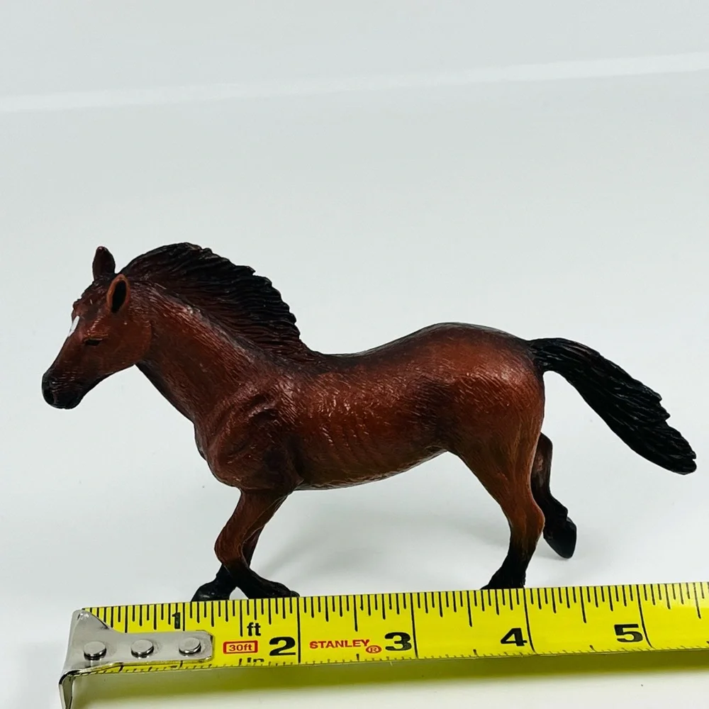Terra by Battat Farm Animal Brown Horse Pony Mare Toy 4” Figure Maison Joseph